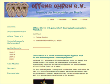 Tablet Screenshot of offeneohren.org